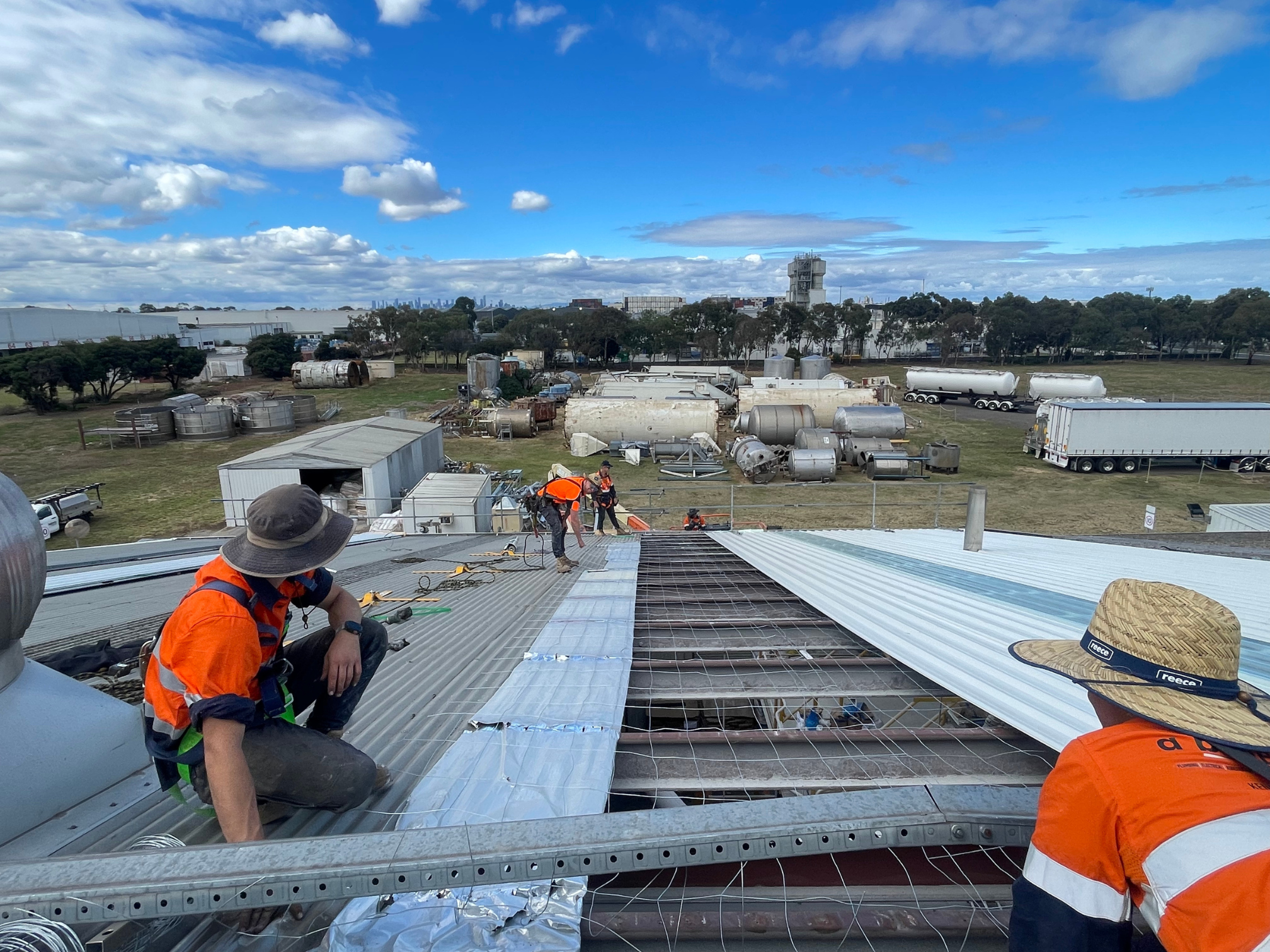 Kennedys Group Plumbing Roof Replacement Altona Drone Shot